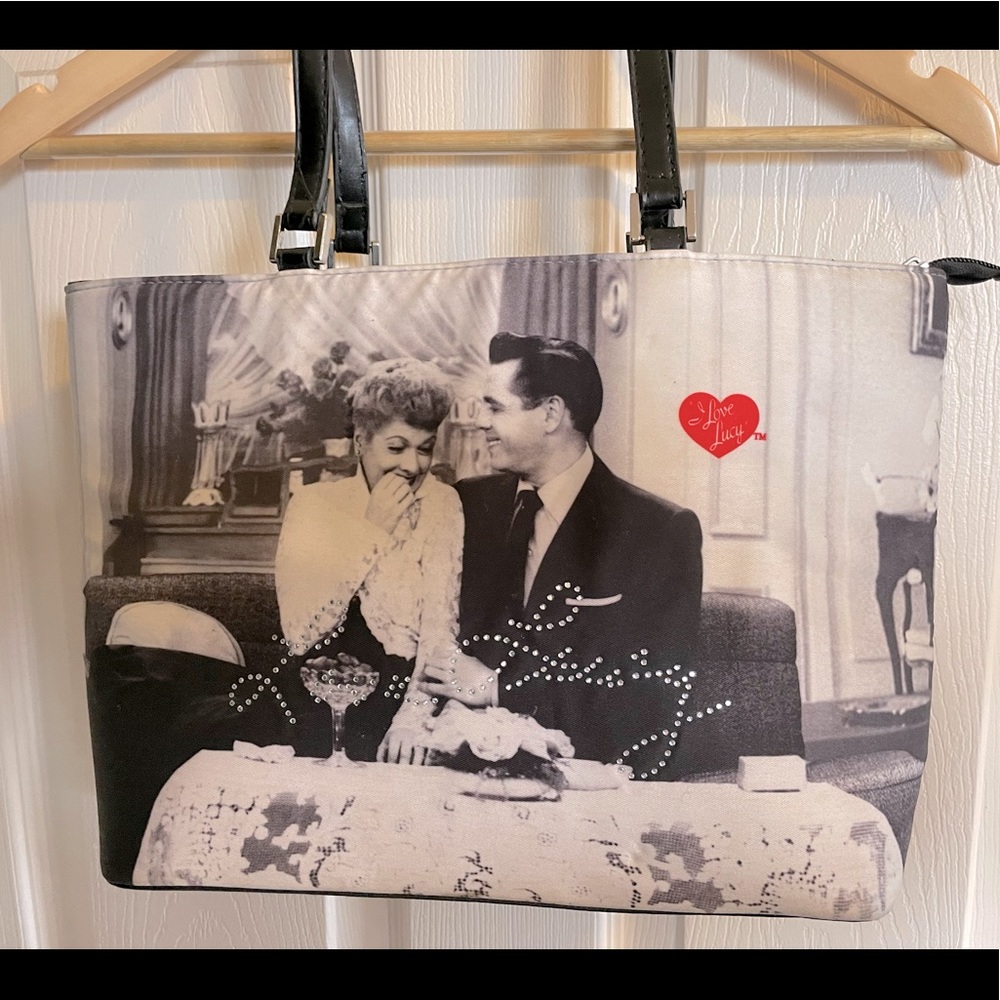 I Love Lucy tote bag